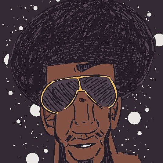 QuGreen1's tweet photo. Art of the Day! "Afro". View at: https://t.co/n9vy6aGbYJ https://t.co/B70RB49JUu