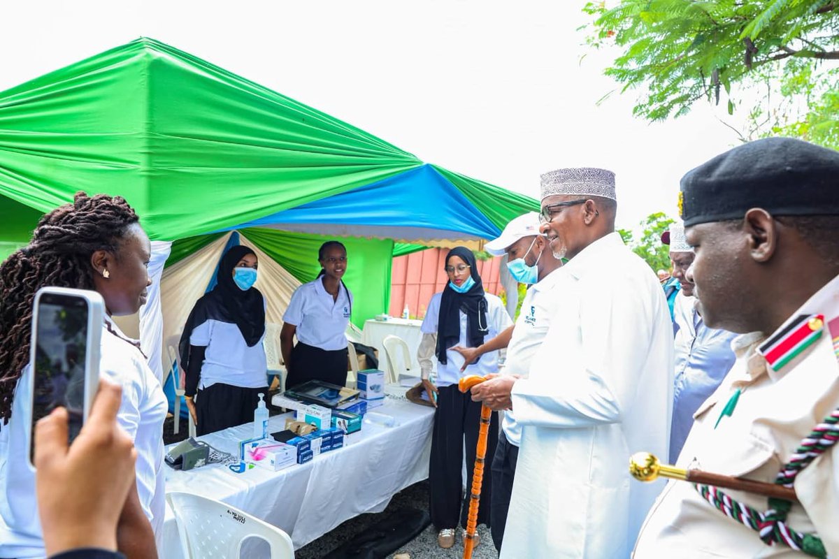RelianceHospKe's tweet photo. The Reliance Hospital team is humbled to be part of the Waso Ulamaa League Festival happening in Isiolo County that was graced by the Cabinet Secretary for Health Honourable Aden Duale and various Islamic leaders within Kenya and neighboring countries. https://t.co/HSXhnnyCmH