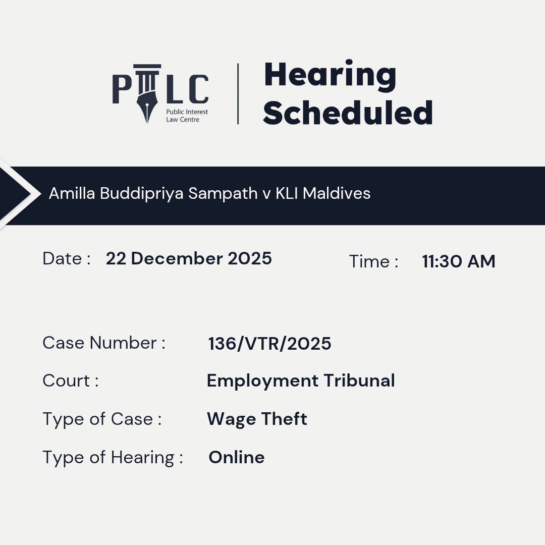 Public Interest Law Centre tweet media