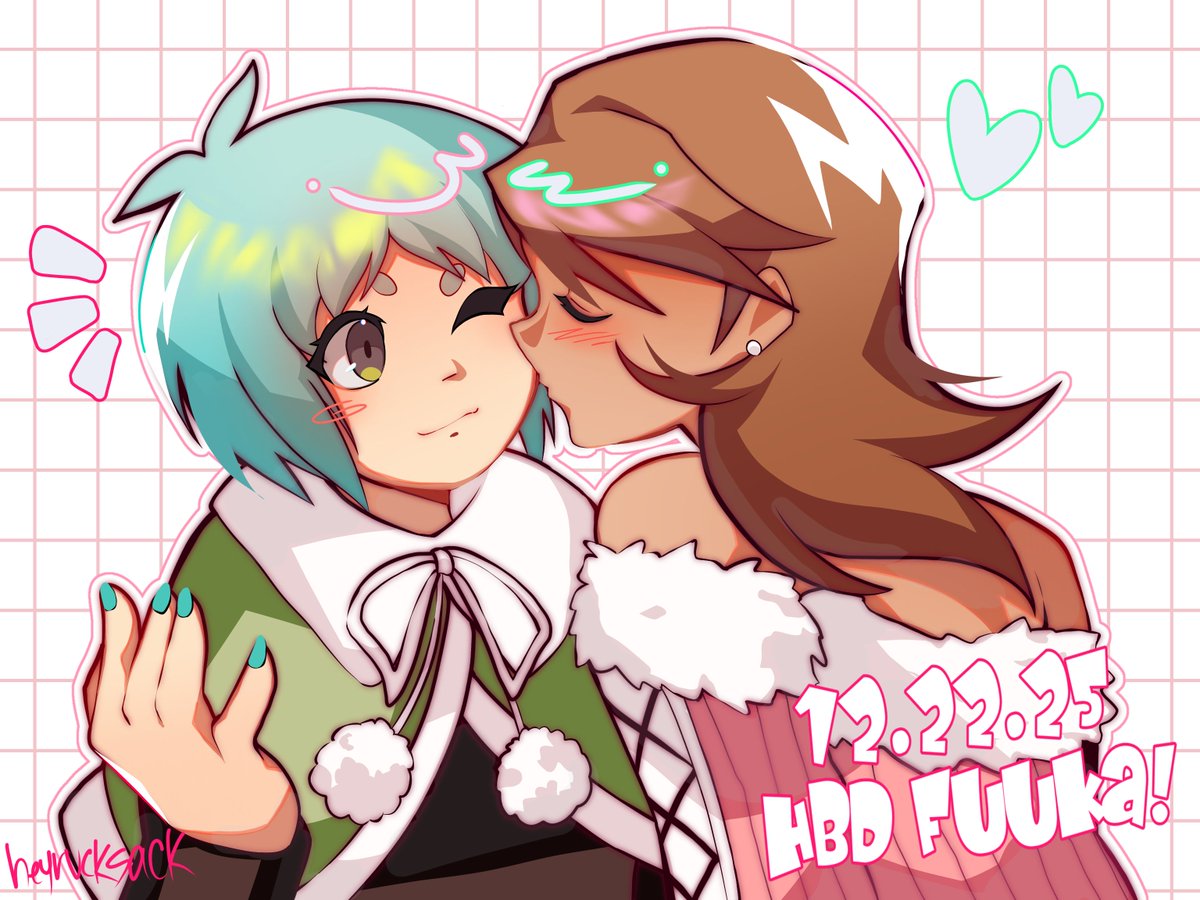 heyrvcksack's tweet image. Kisses for the birthday girl!
#persona3 #fuukari