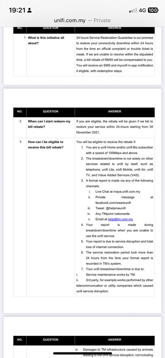 cdek228899's tweet photo. @khairi_sc @unifi Lapor pada @MCMC_RASMI plus ask Unifi for rebate. It too much. I already call them today for two times. Keep promise technical team to call but seem like empty promise https://t.co/ZYmqw1BcoG