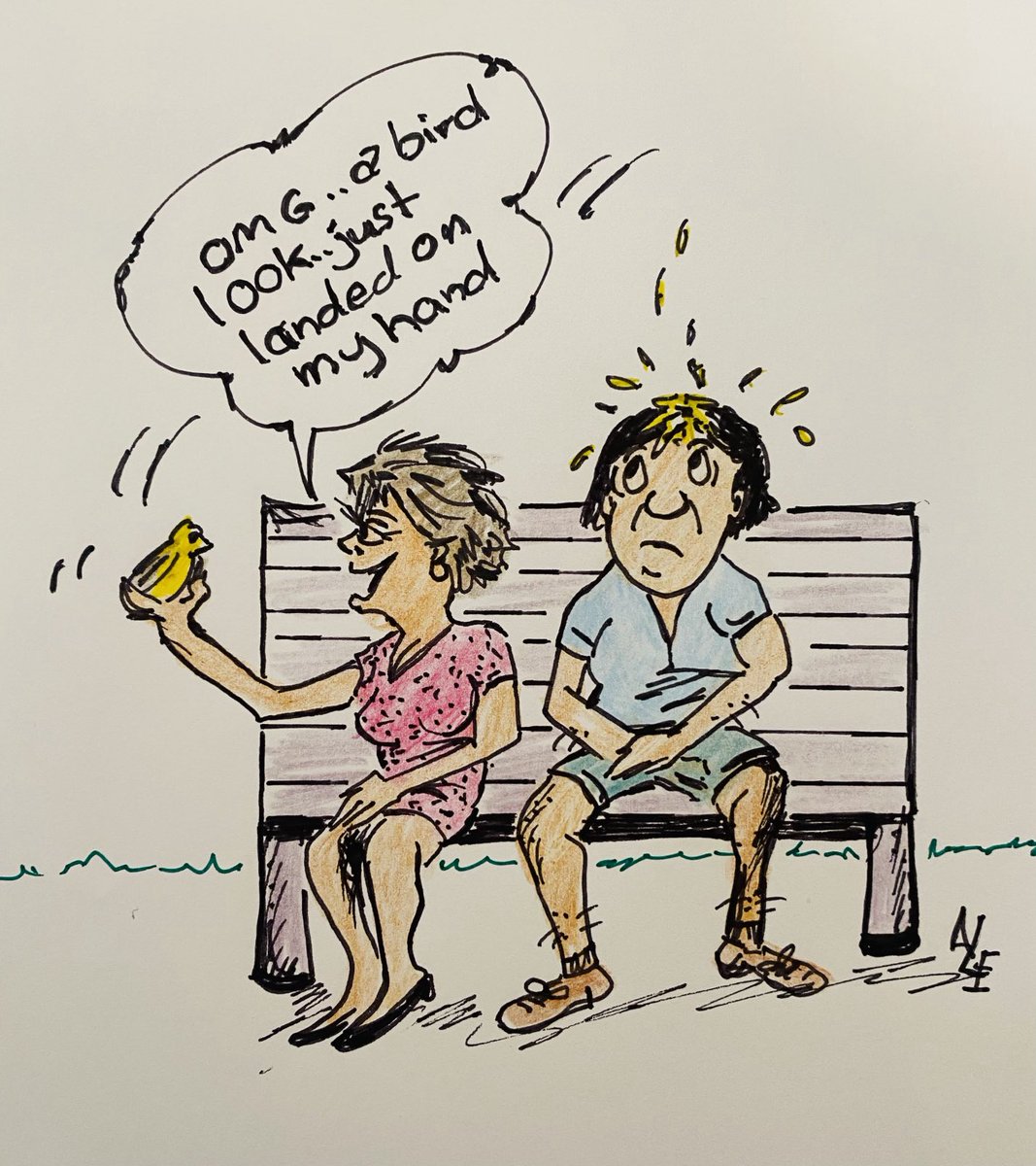 AliFatroun45891's tweet photo. #cartoons #humour #bird_droppings #luck #public_issue https://t.co/aFc4XVp0YW