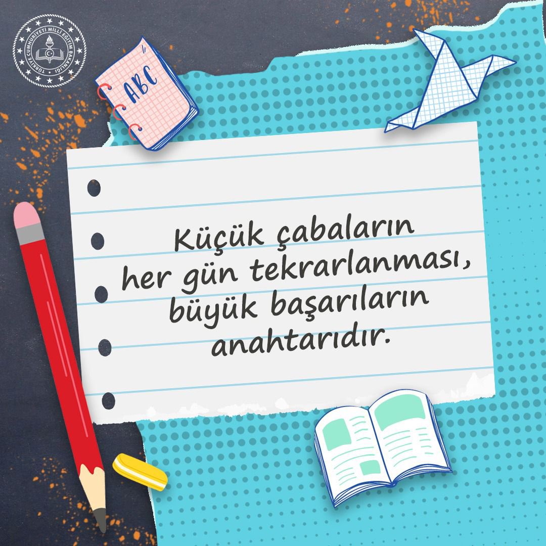 Tüm öğrencilerimize mutlu, sağlıklı ve başarılı bir hafta diliyoruz. 🤗

İyi dersler! 🧿
