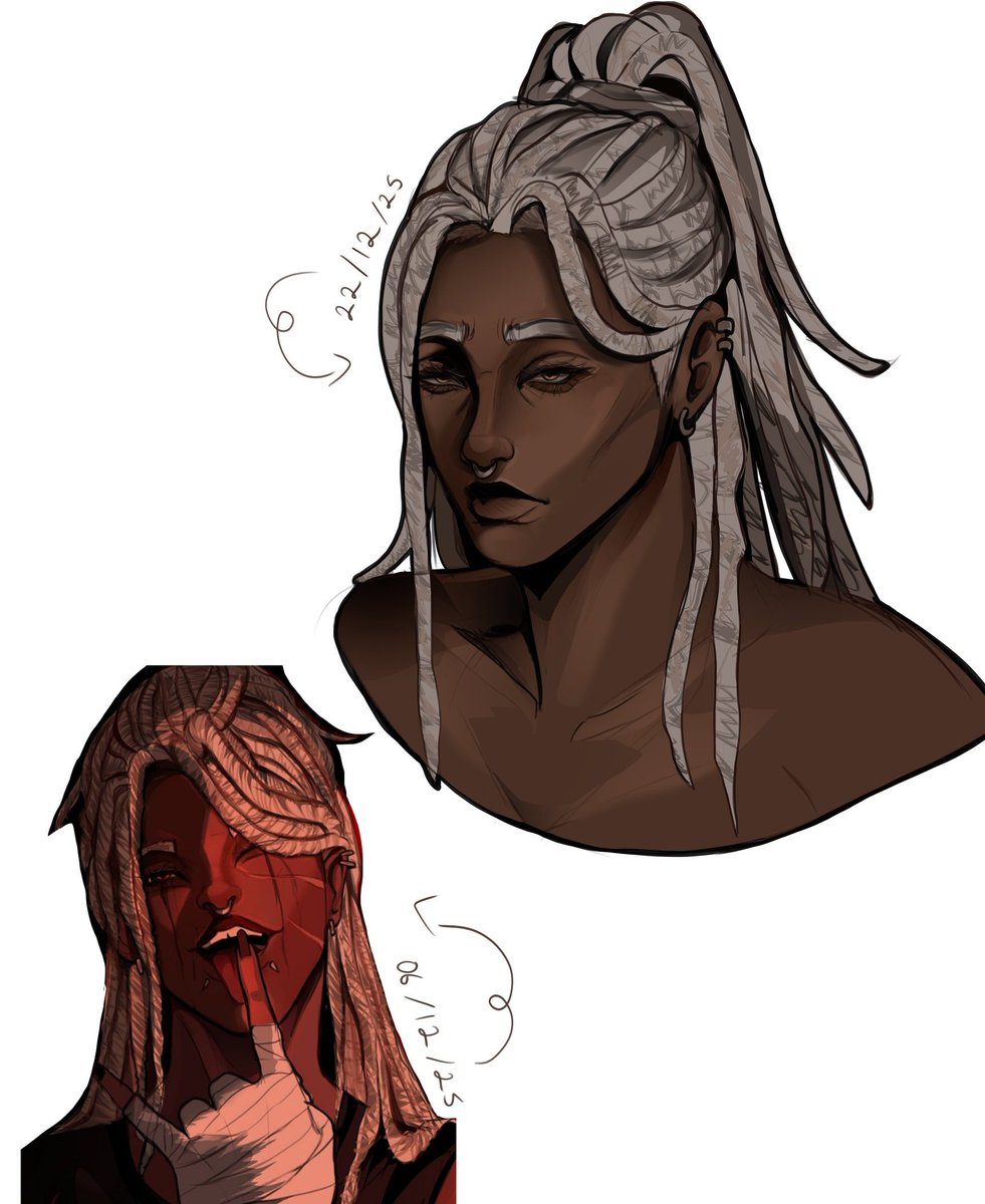 Estudo de hj foi com a kemi rs, adoro ver a diferença dos meus desenhos 💪

#HEXATOMBE #OrdemParanormal