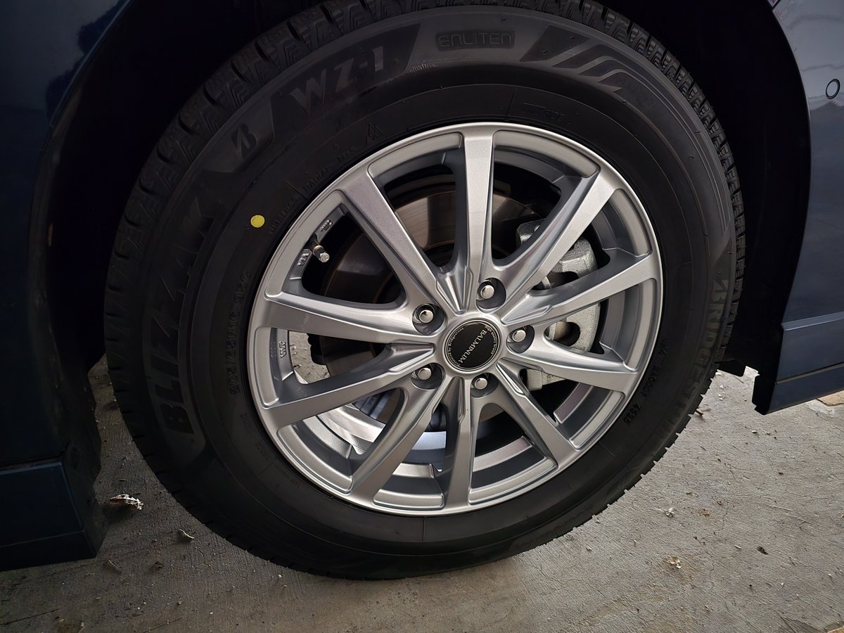 スタッドレス装着！