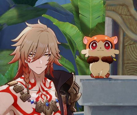 I find it so funny that figstew is the ONE chimera with no physical defence mechanisms when he's mydei's chimera, like no scorpion tail, horns, wings- he's just a plump puppy with big round eyes who swears at people