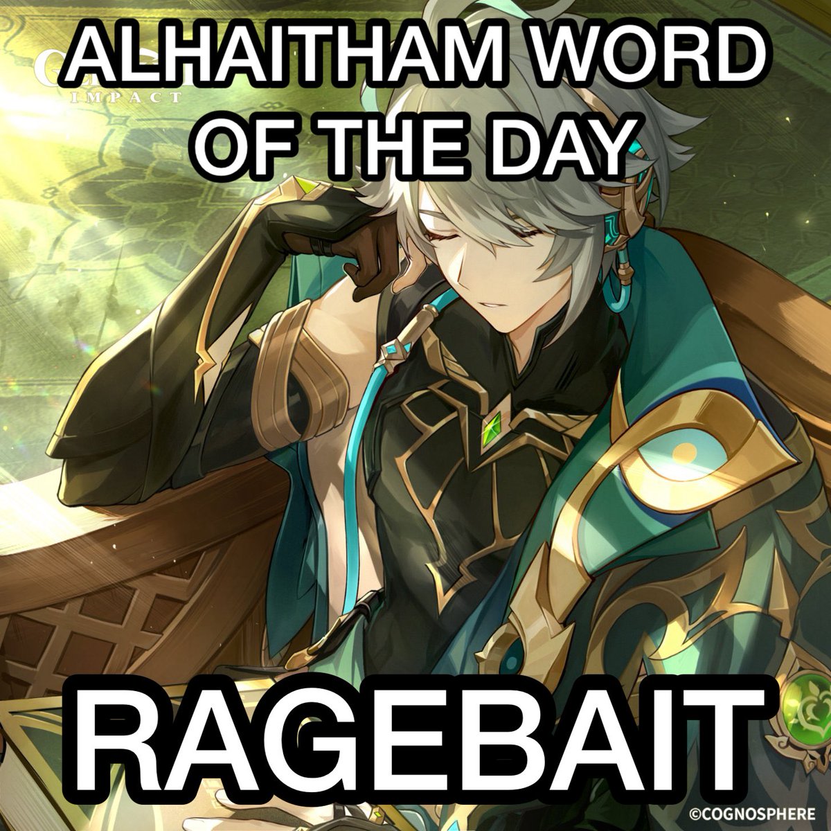 AlhaithamWOTD's tweet image. Ragebait