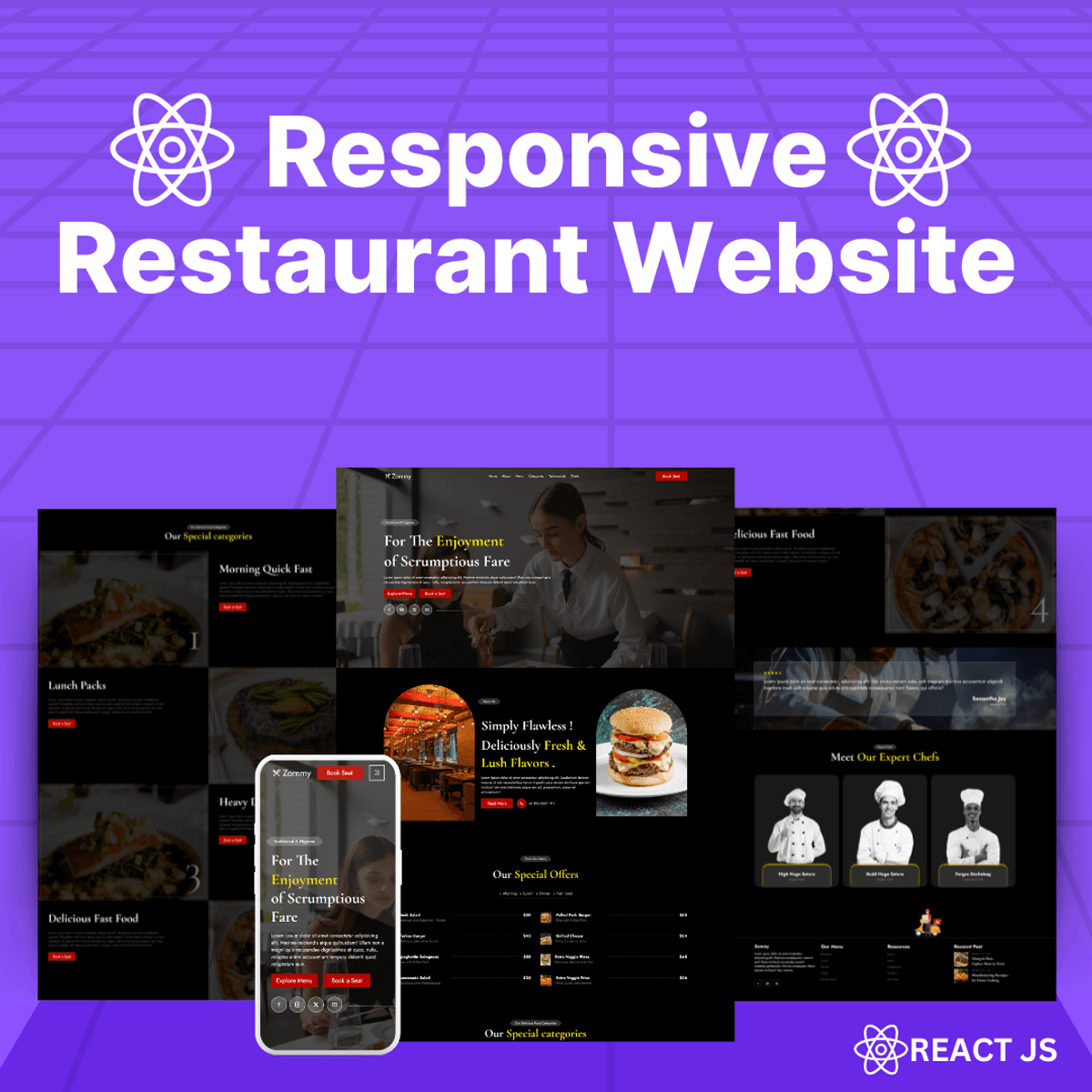 k2infocom's tweet photo. React JS Restaurant Website Template – Responsive &amp; Modern Design

https://t.co/yUoBeb1GnV

#ReactJS #FoodDeliveryWebsite #RestaurantWebsite #FoodOrdering #ResponsiveDesign #WebDevelopment #FrontendDeveloper #JavaScript #UIUXDesign #RestaurantBusiness #OnlineFood #ReactProjects https://t.co/ImZf0GyT76