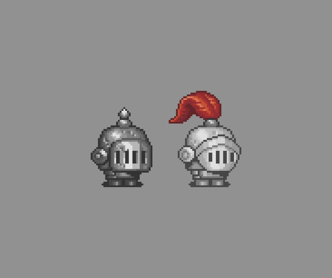 Making pixel game assets to sell (32x32):
 World OF Lil Bro

Made some changes on the silver and iron armor

any advice and critics on my work??

#art #pixelart #gamedev #gamedevs #indiedev #indiedevs #IndieGameDevs