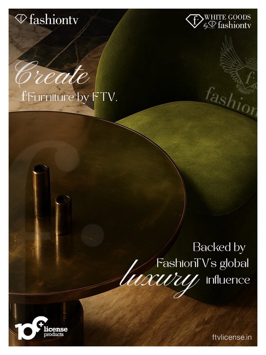 whitegoods_ftv's tweet photo. Turn everyday furniture into premium business opportunities. Partner with a globally recognized brand and build long-term value. 

Explore licensing: https://t.co/dKxYwIJQVP
#FTVLicense #PremiumLiving #B2BOpportunities https://t.co/CCEO9ffkAK