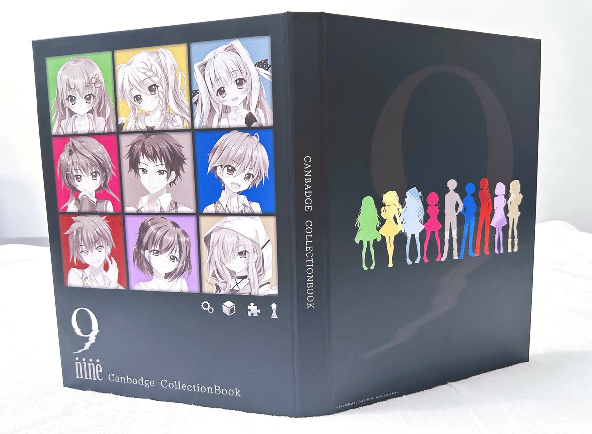 c107 ぱれっと　9 nine缶バッジCollectionBook C107 グッズ紹介⑨ 9-nine- 缶バッジCollectionBook ✨限定オーロラ缶