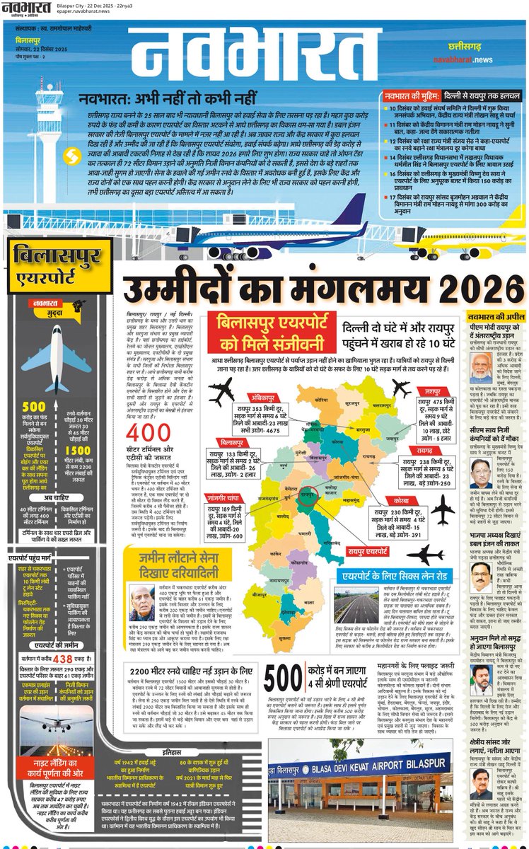 Bilaspur_Infrastructure tweet media