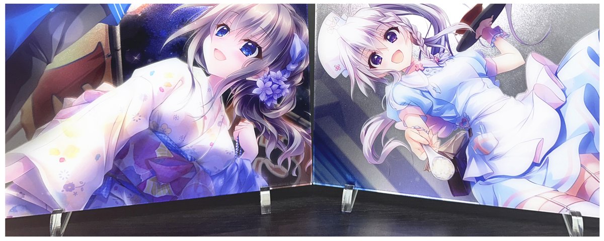 9-nine- 九條都 ミラーアクリルアート B5サイズ C107 グッズ紹介⑩ 9-nine- ミラーアクリルアート -New Episode- 三層