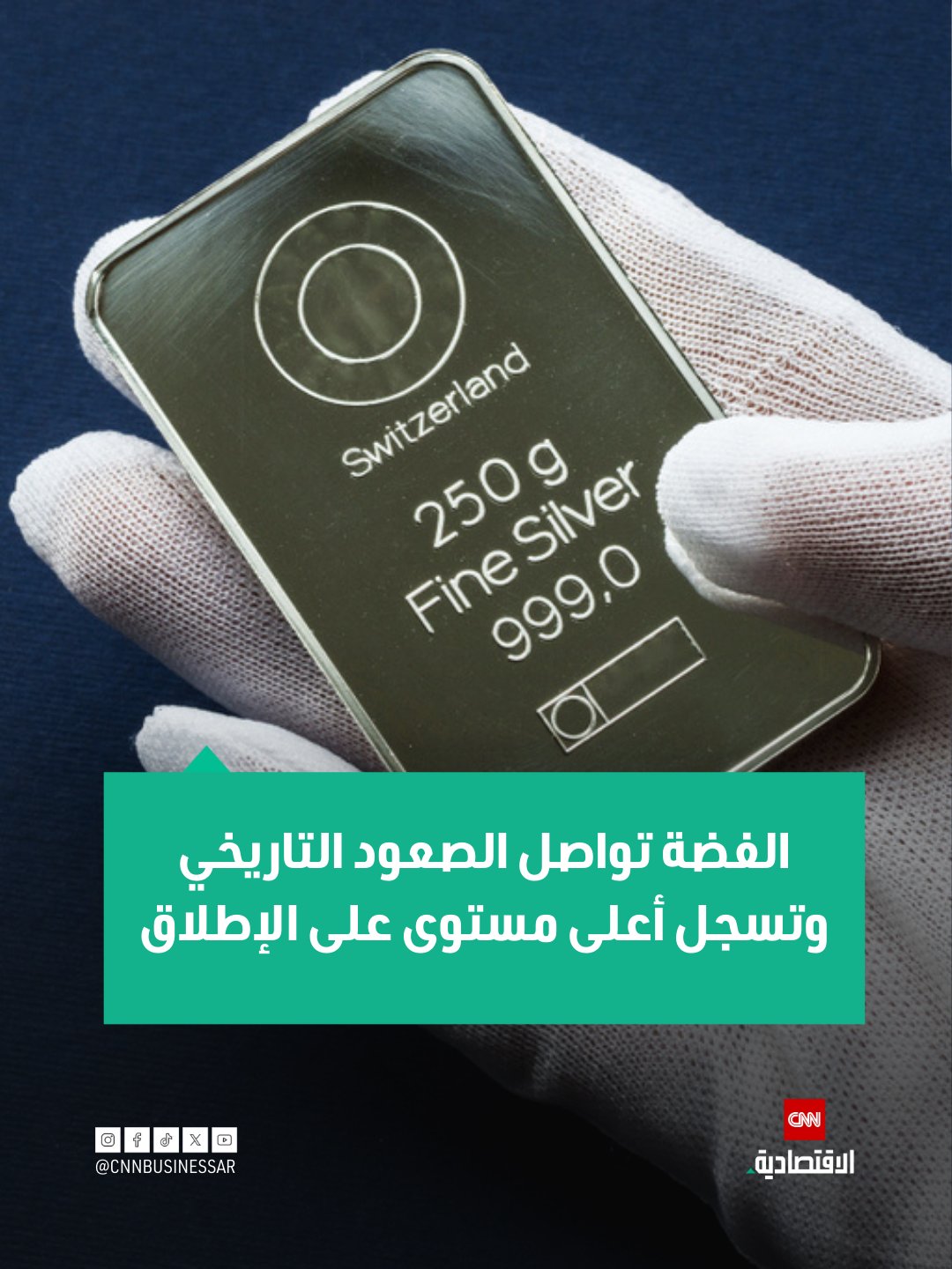 صعدت الفضة 2.7% لتسجل مستوى تاريخياً بلغ 69.23 دولار للأونصة، مواصلة أداءً لافتاً هذا العام، مدعومة بتدفقات استثمارية قوية واستمرار القيود على المعروض 