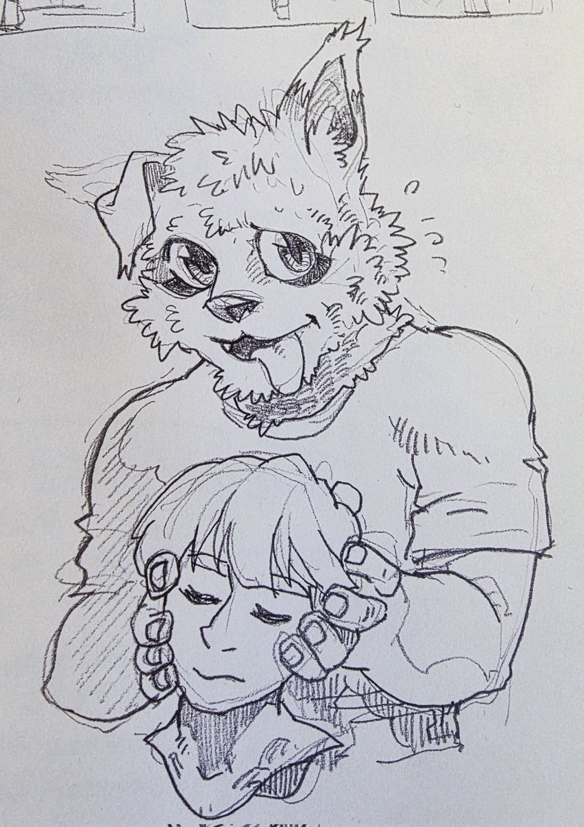 인간좋아 행사장에서
더위로 인해 잠깐 인간 슈트를 벗고 쉬는 중인 퍼리