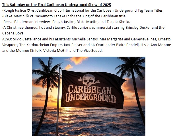 Replay: The Final Caribbean Underground Show of 2025 heartlandbarandgrill.wordpress.com/2025/12/20/car…
