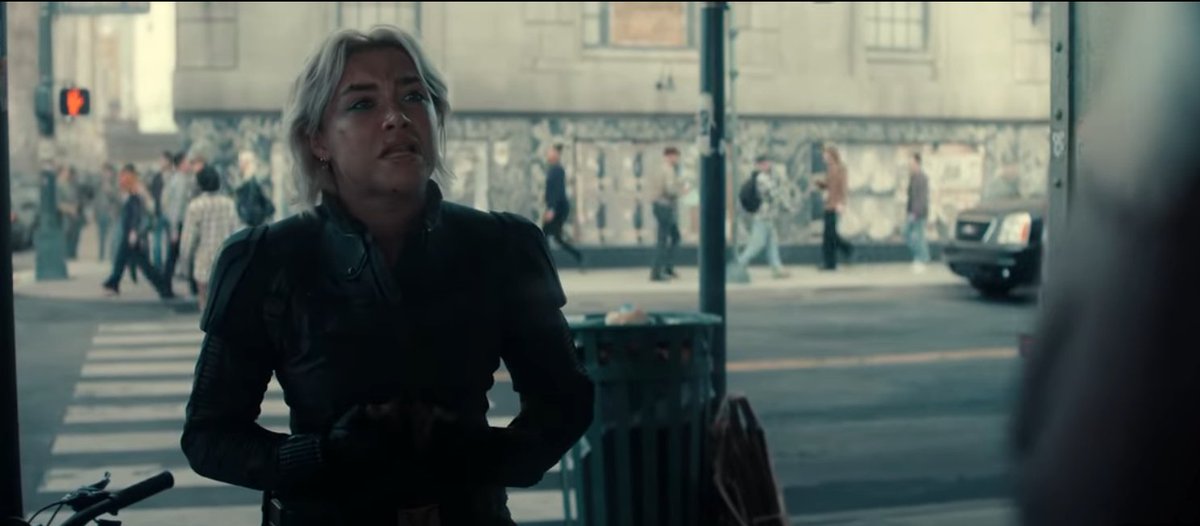 Diego865244's tweet photo. Never too late to remember how perfect and well written was this Thunderbolts emotional scene of Yelena Belova and Red Guardian talking each other. Florence Pugh’s performance was awesome. "Daddy, i’m so alone" break my heart so much. David’s performance was great too. https://t.co/LEYzsDopVT