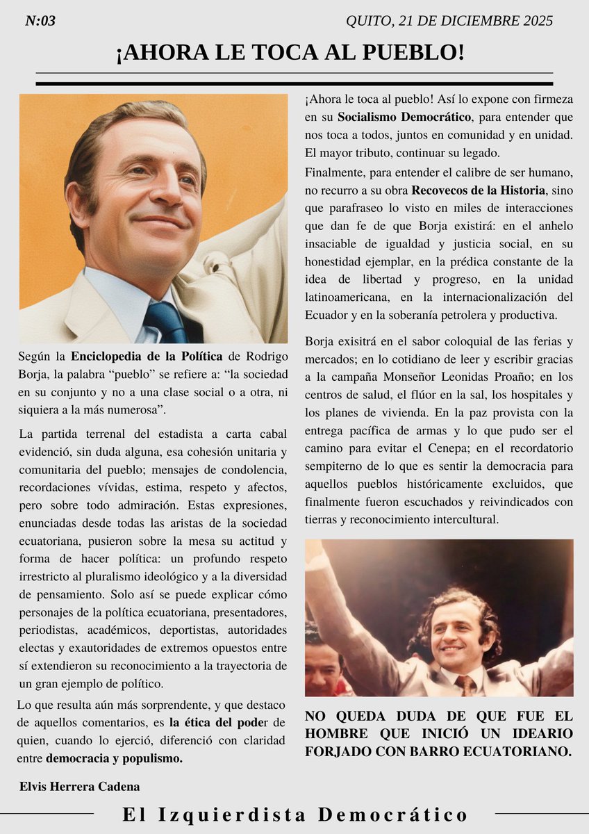 Lo que resulta aún más sorprendente, y que destaco de aquellos comentarios, es la ética del poder de quien, cuando lo ejerció, diferenció con claridad entre democracia y populismo.