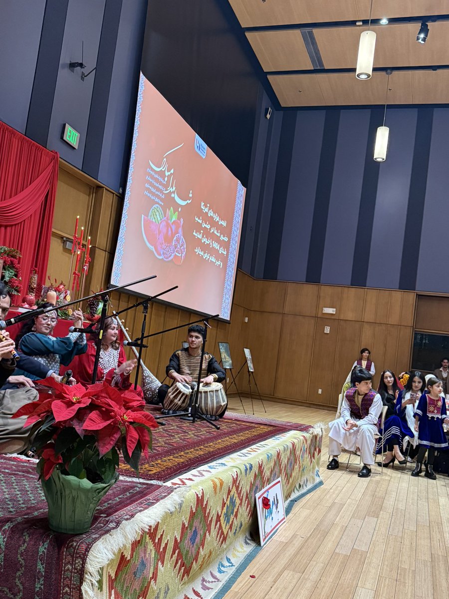 Arif123ammar's tweet image. #Hazara American Association celebrating the traditional #Yalda Night, the longest night of the year, in Washington DC.