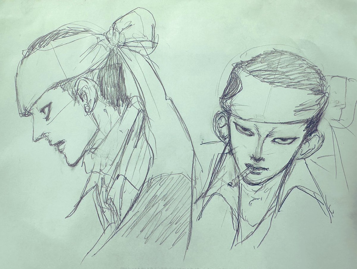 komanosuke666's tweet photo. 蛍i火の伴をアナログで初描き✏️
なんか警i察i24時に出てくるゾクの子(モザイクかかってる)みたいになってしまいました😰
この寂しがりやの狂犬を手懐けるのはさぞかし楽しい事でしょうね✨🤤 https://t.co/Ig2hsZc0iu