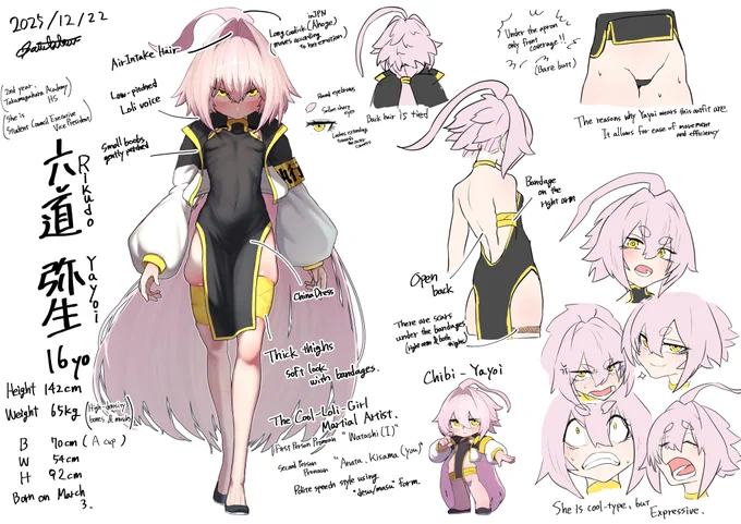 RIKUDOU YAYOI prof ENG.ver
#OC 