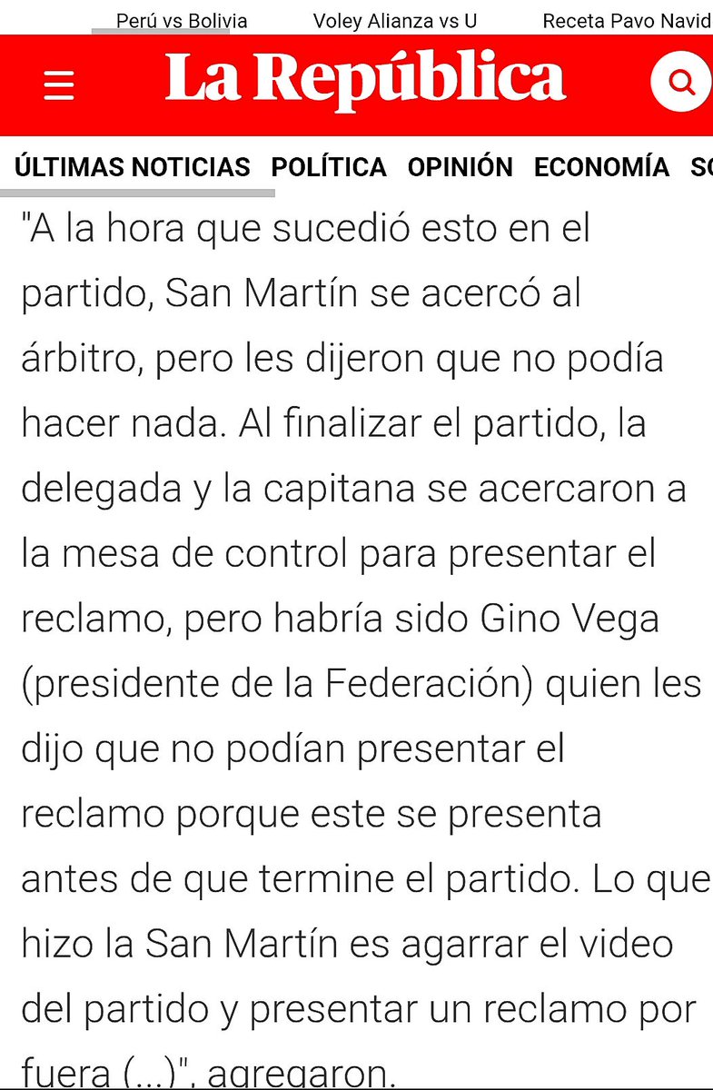 edavid57edavid's tweet photo. @dalmest78207 @VoleyU1924 A ver si pones todo lo sucedido. San Martin no consigue nada por que al igual que la U presenta reclamo al final del partido... A llorar a tu corral mal perdedor. https://t.co/NDPKgD8v8f