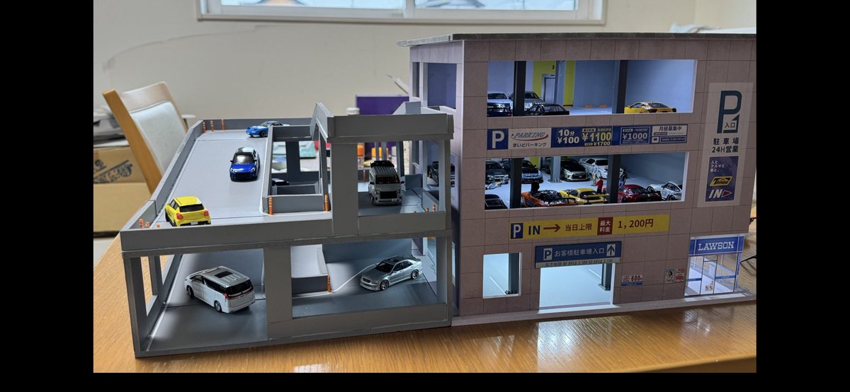 ドンキホーテ　ジオラマ自作　制作中 ドンキホーテ ジオラマ自作 制作中