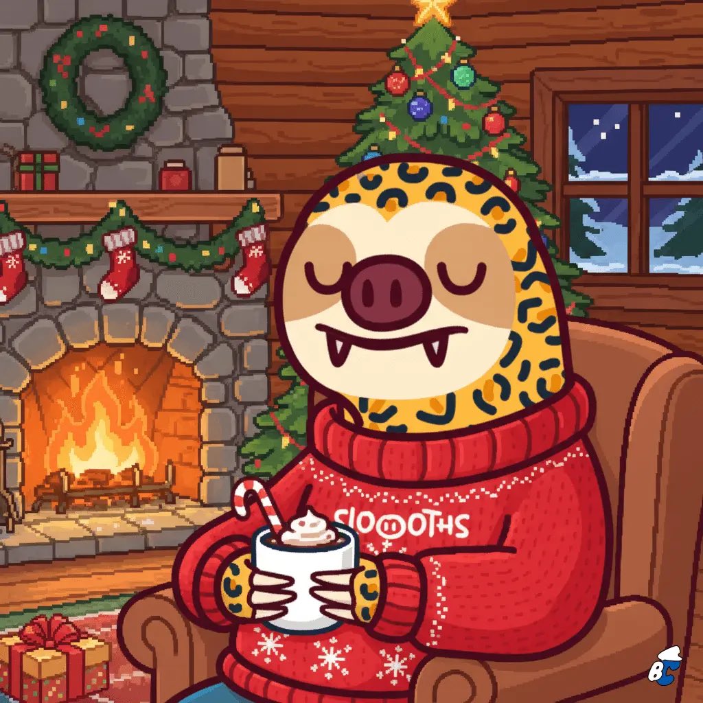 GN 🌙 

I hope the coming week is filled with Christmas joy for you all. 

🦥 🎄