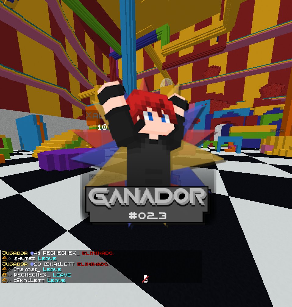 👑¡Felicidades por ganar <a href="/SoruSan2/">SoruSan</a>! 👑
Gracias a todos los que estuvieron en esta última edición de los #BonesCraftGames 

de 115 jugadores se fueron la mayoría en estos 3 días anteriores. 
¡Gracias por participar y nos vemos en algún futuro!
#RetroGamesTEAM #QuobitsLabs