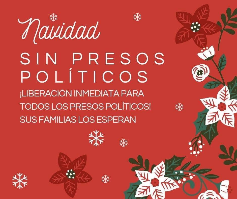 Por una Navidad sin Presos Políticos en Nicaragua (y en el mundo)
Mañana, 11 hrs, frente a Embajada de Nicaragua, Prado Norte 470
Esperamos contar con su presencia solidaria.
Lleva tu pancarta. 

“Comité Mexicano por la Democracia y las Libertades en Nicaragua”

<a href="/iran_moreno/">Iran Moreno</a>