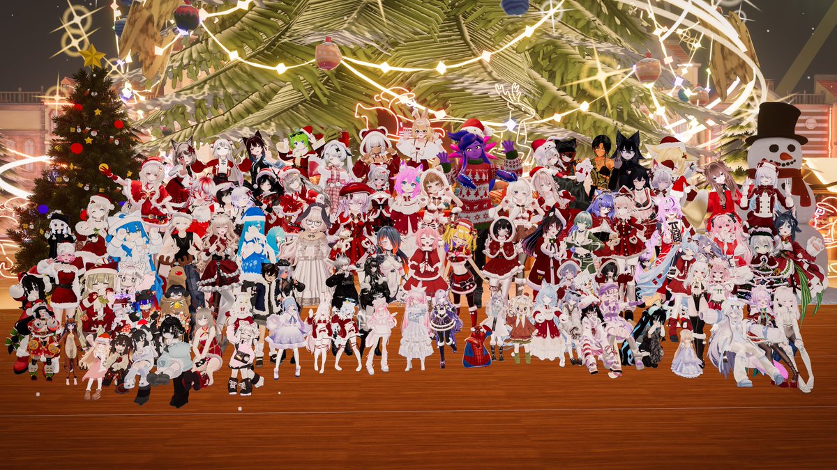 JudyWei_VRC's tweet photo. ◤￣￣￣￣￣￣￣￣￣￣￣￣￣￣￣
📢 #PyPyDance イベント集合写真
＿＿＿＿＿＿＿＿＿＿＿＿＿＿＿◢

🎄12月 Christmas🌟Instance A

#PyPyDance2025Dec https://t.co/WNFbyJghFz