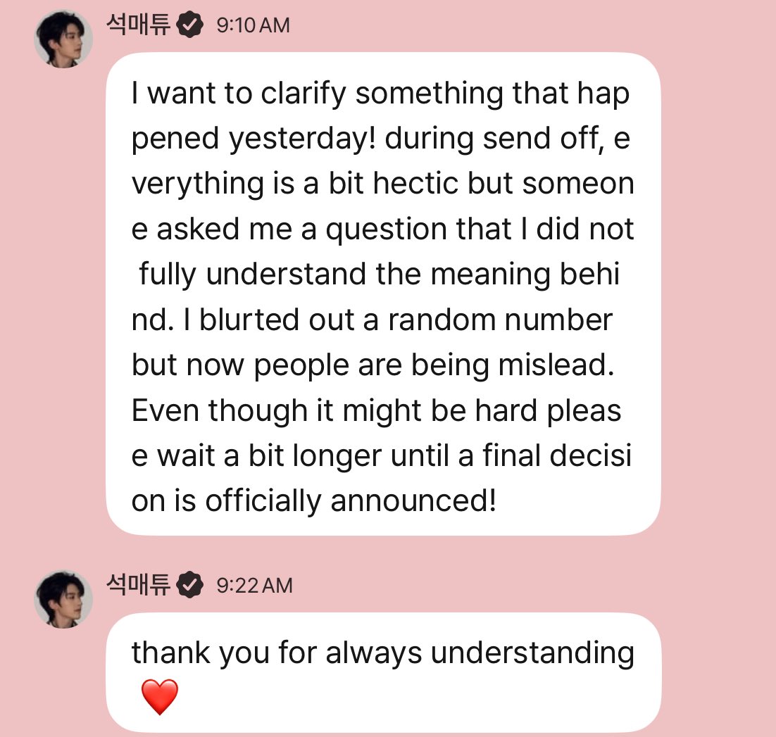 myseokryudan's tweet photo. oh my god matthew had to clarify himself bc people tried to take what he said in a split second out of hand. i wish others would stop taking advantage of him just because he seems easy for you to push around. https://t.co/UWN0l3sd8B