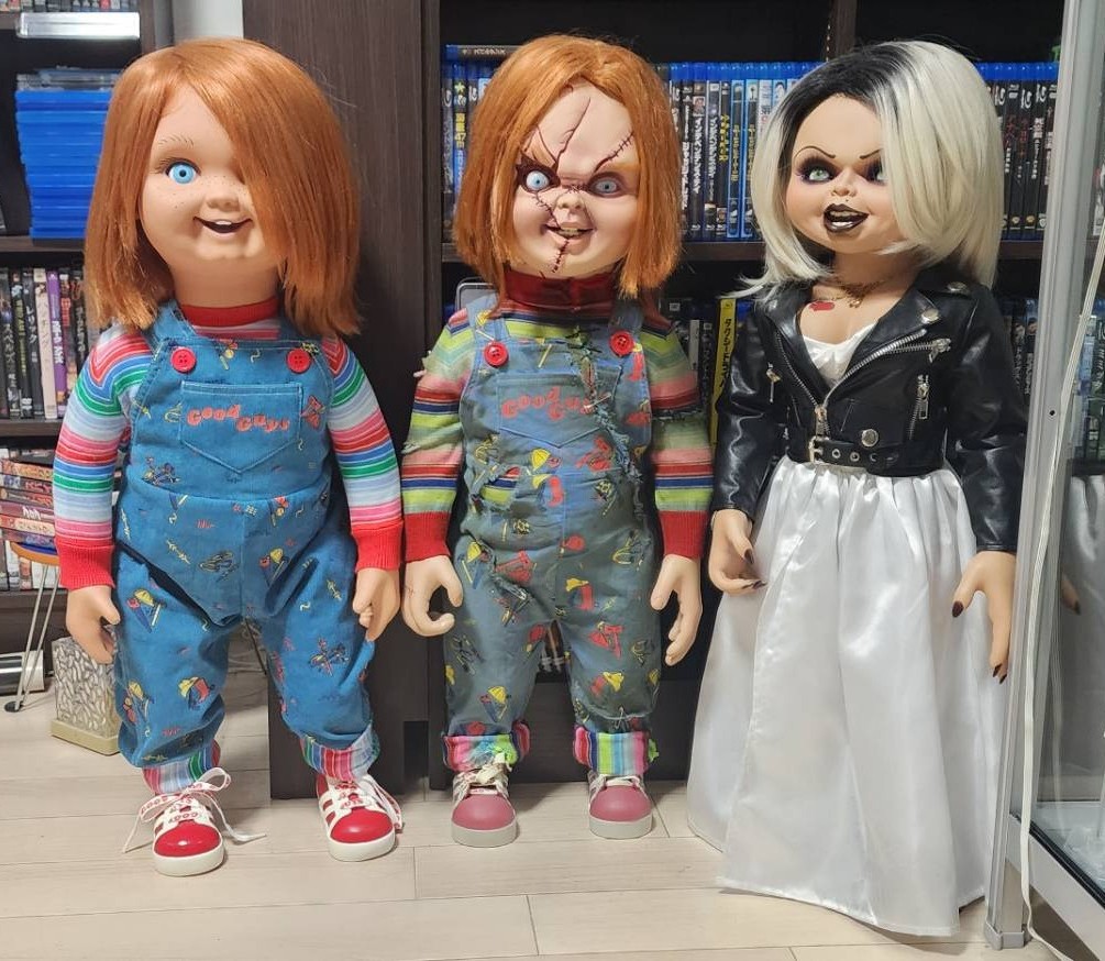 グッドガイ人形、チャッキー継ぎ接ぎ バージョン、ティファニー😲 1/1