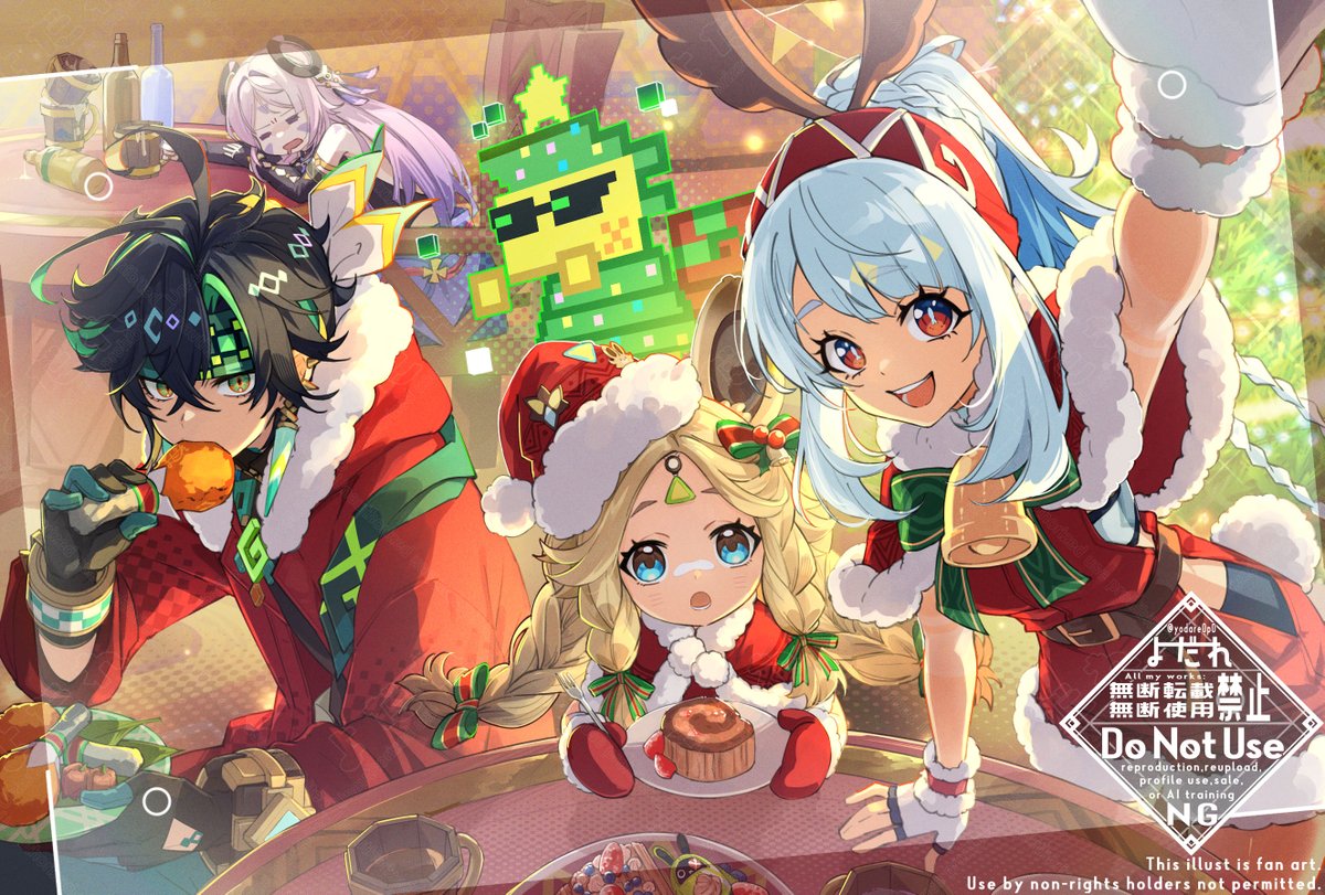 yodare0p0's tweet image. ナタっ子クリスマス🎄✨️
#原神 #GenshinImpact