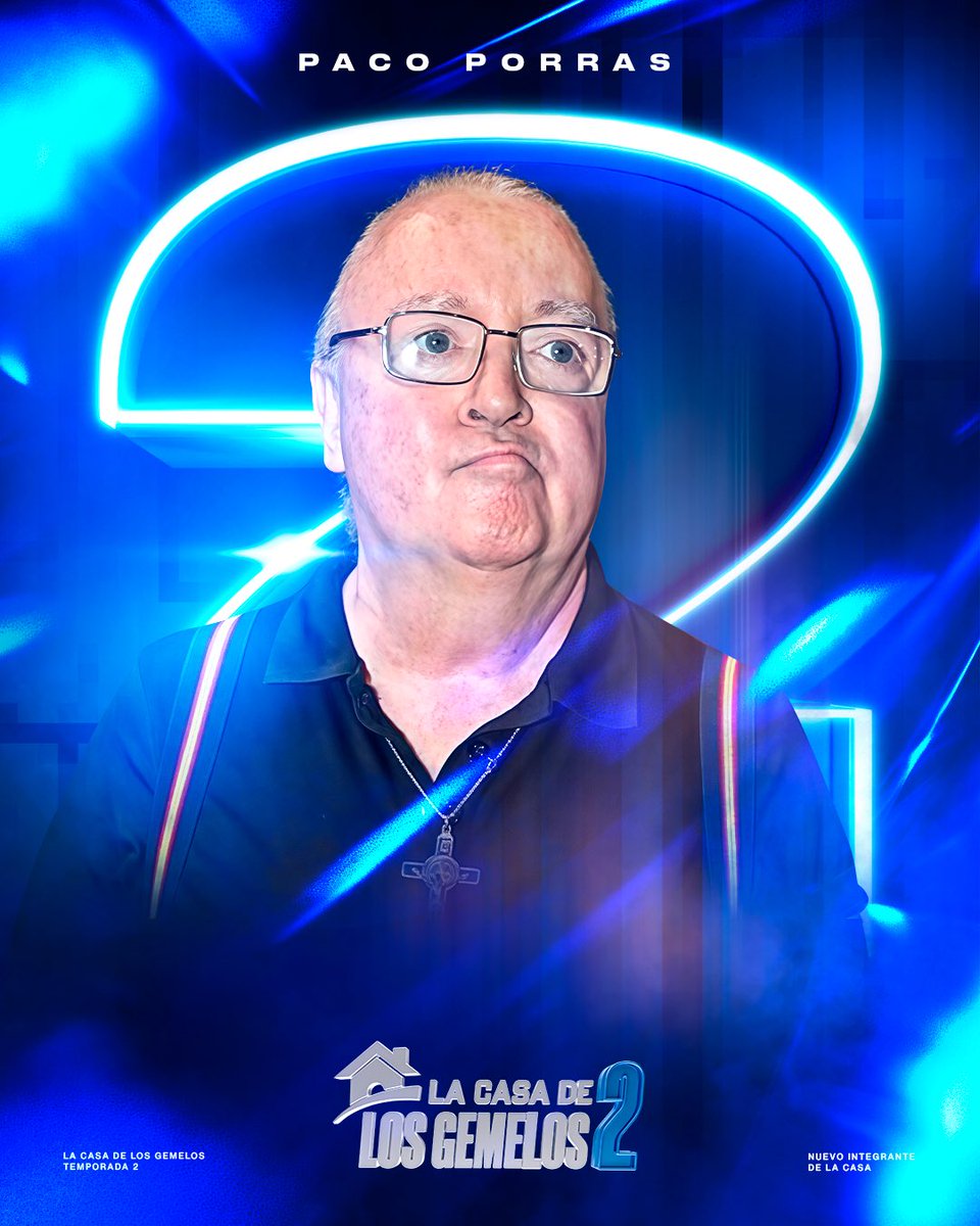 ZonaGemelos's tweet image. NUEVO PARTICIPANTE DE #LaCasaDeLosGemelos2D15 

PACO PORRAS | MIÉRCOLES 🤙🏼