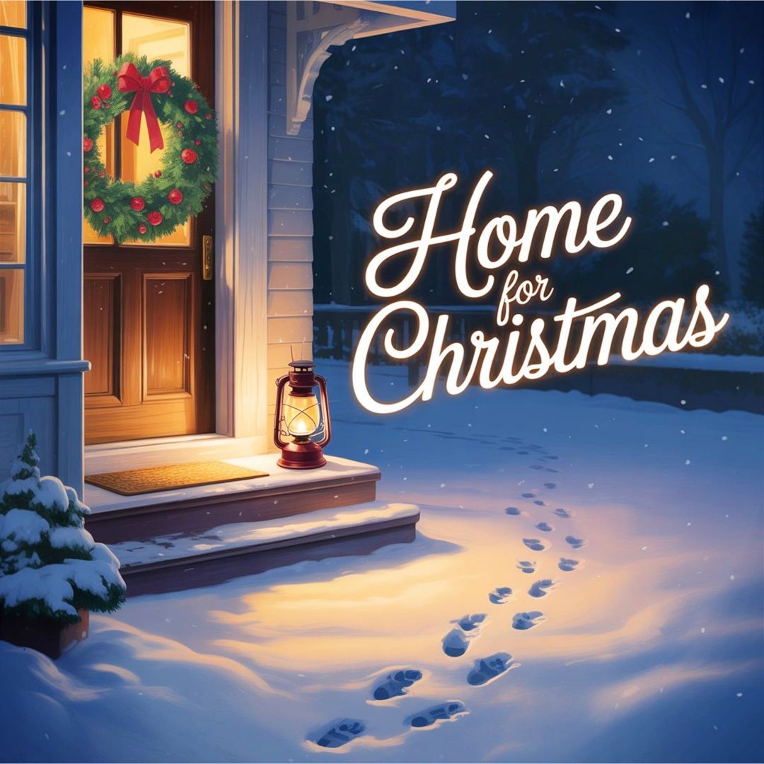 Home for Christmas — just where we belong. 🎄🏠 #CozyChristmas #HomeForTheHolidays #HolidayWarmth