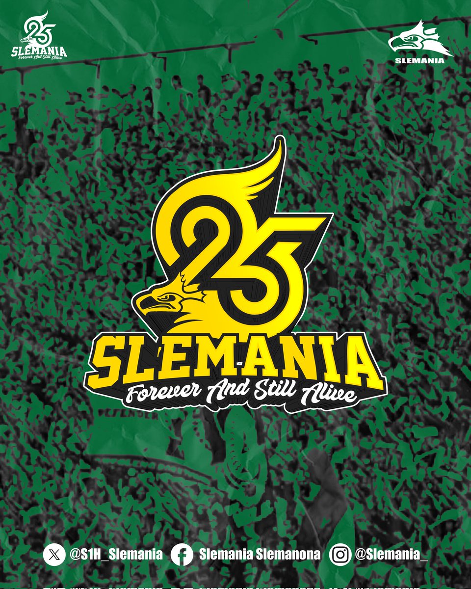 [𝐒𝐋𝐄𝐌𝐀𝐍𝐈𝐀 𝟐𝟓 𝐓𝐇] 𝐅𝐎𝐑𝐄𝐕𝐄𝐑 𝐀𝐍𝐃 𝐒𝐓𝐈𝐋𝐋 𝐀𝐋𝐈𝐕𝐄

Seperempat abad bukan waktu yang singkat. Suka duka telah kita lalui bersama di tribun yang sama.

Teruslah tumbuh, teruslah tangguh. Karena cinta pada Super Elja adalah warisan yang akan terus kita jaga.