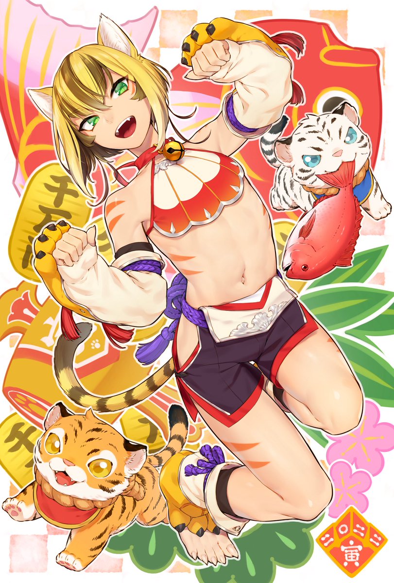 itsumo_KAISOU's tweet photo. 毎年、干支をキャラ化して描いている年賀状絵たちです

(既に2回程逃しているのは内緒) https://t.co/4MxSTXdzZ8