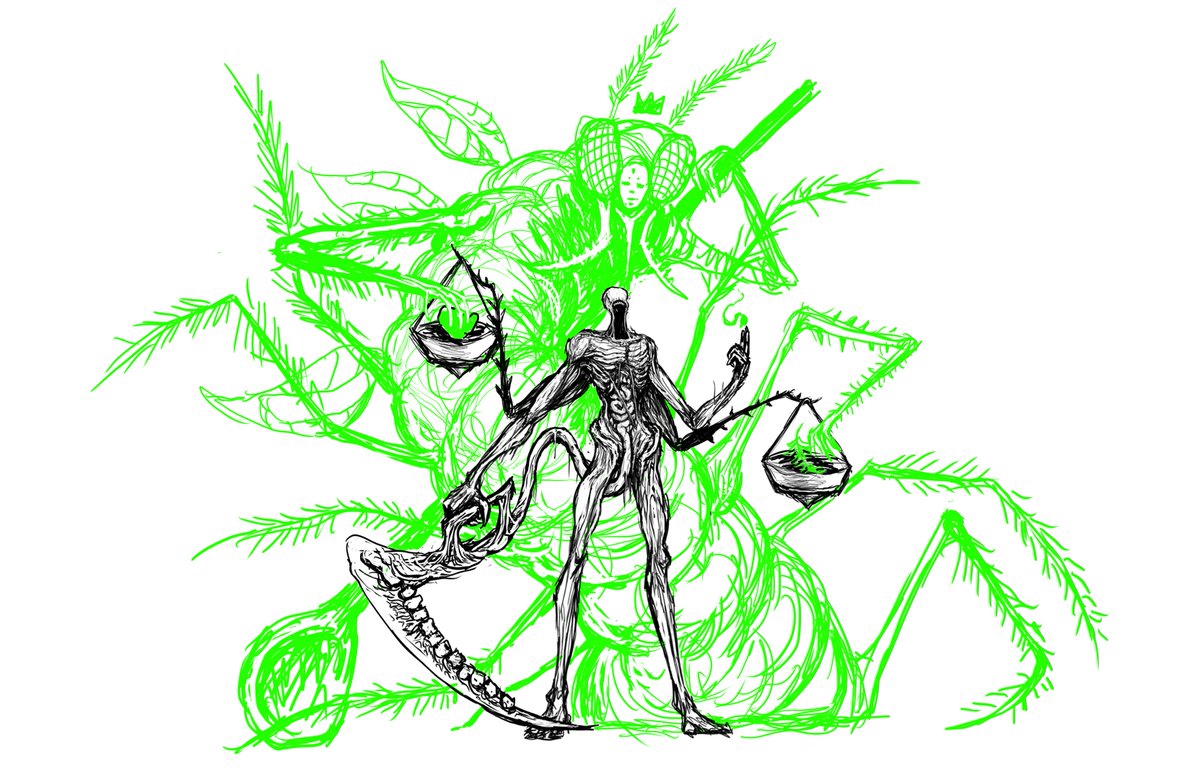 cubic_skull's tweet image. A mind palace allows Fae landlords or powerful reality benders to drag nearby reality into their self-made mental realm. Everything and everyone caught within this radius becomes subject to the palace's fundamental laws. #godcorpse