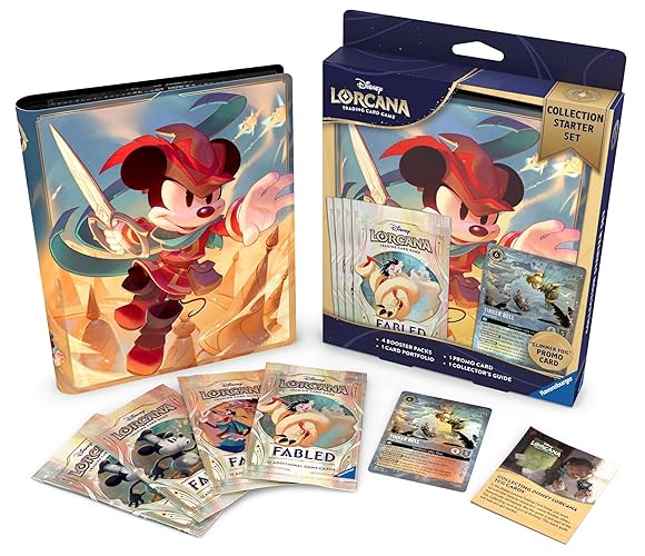 TalynNoir's tweet image. I just received Ravensburger Disney Lorcana TCG - Collection Starter Set - Includes 4 Fabled Booster Packs, Mickey Mouse Card Portfolio, Gli from the Giggle Monster, Anonymous via Throne. Thank you! You're an awesome Potato!! &amp;lt;3 throne.com/talynnoir #Wishlist #Throne