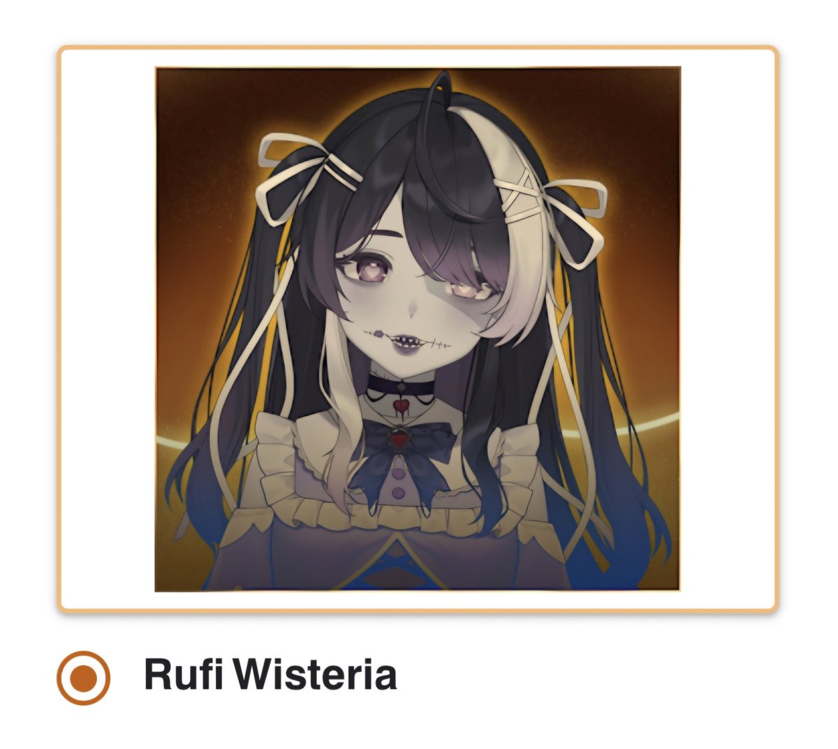 Hace poquito hizo su redebut. Apenas logrando entrar a las nominaciones . Espero que se lleve el premio ya que ha luchado mucho para poder mantener la esencia de Rufi en su nuevo modelo. Además de que ya tiene apellido ojito ahí. Mucha suerte Rufi. 😄😁