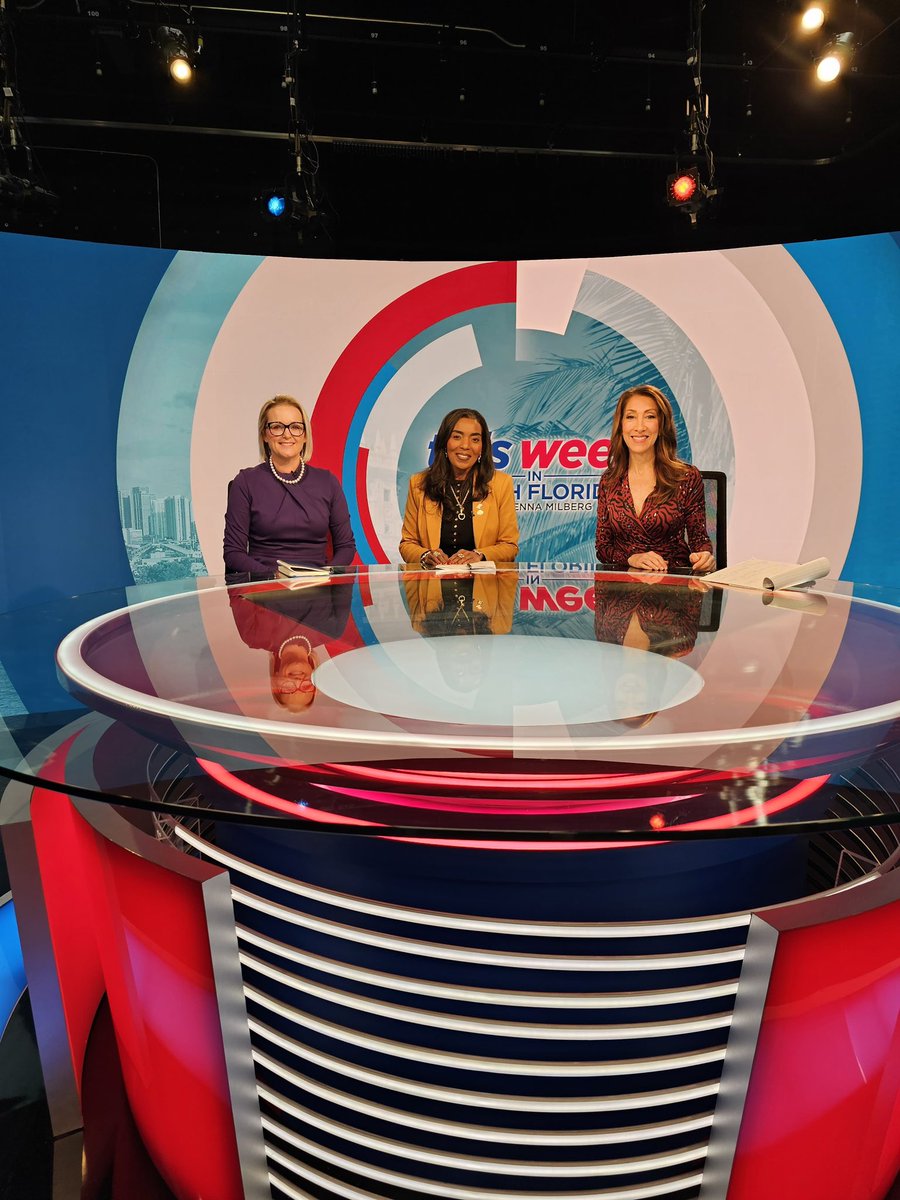 Barbarasharief's tweet photo. Joined @WPLGLocal10 on This Week in South Florida to discuss property insurance, property taxes &amp; gun safety. I highlighted SB 30 to cap insurance rates and why Floridians especially in Broward need real tax relief to keep housing affordable. 🏠🌴
#SB30 #PropertyInsurance https://t.co/CkTaab8dId