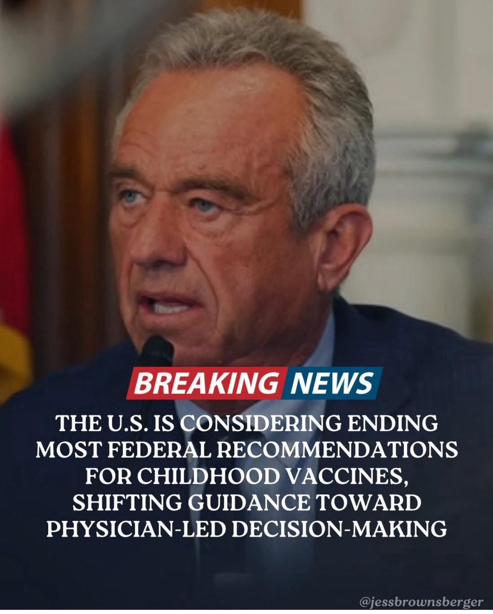 End state mandates!! End toxic ingredients!!! End immunity for big pharma <a href="/RobertKennedyJr/">Robert F. Kennedy Jr</a> <a href="/SenRonJohnson/">Senator Ron Johnson</a> <a href="/SecKennedy/">Secretary Kennedy</a> <a href="/CDCemergency/">CDC Emergency</a> <a href="/FDArecalls/">U.S. FDA Recalls</a> <a href="/DrMakaryFDA/">Dr. Marty Makary</a> <a href="/realDonaldTrump/">Donald J. Trump</a> <a href="/delbigtree/">Del Bigtree</a> <a href="/elonmusk/">Elon Musk</a> <a href="/DonaldJTrumpJr/">Donald Trump Jr.</a>