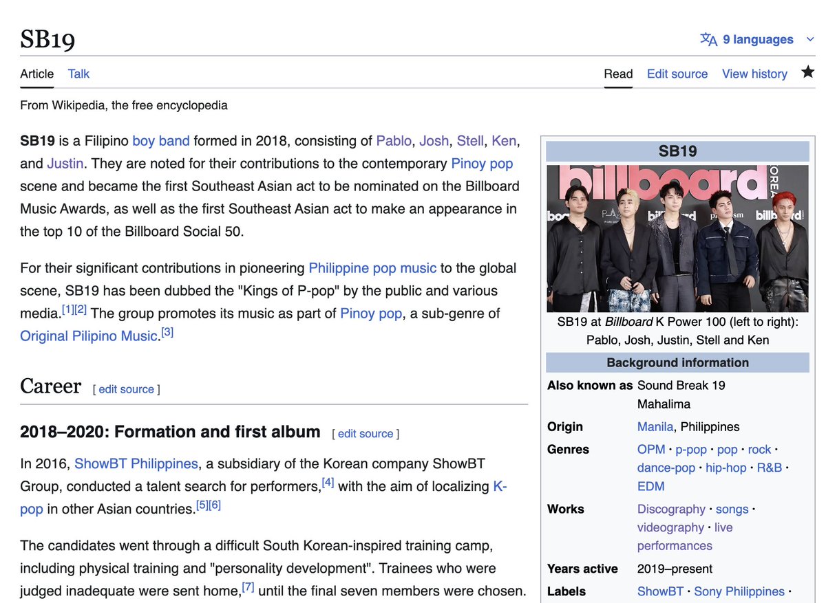 SB19 Wikipedia Team tweet media