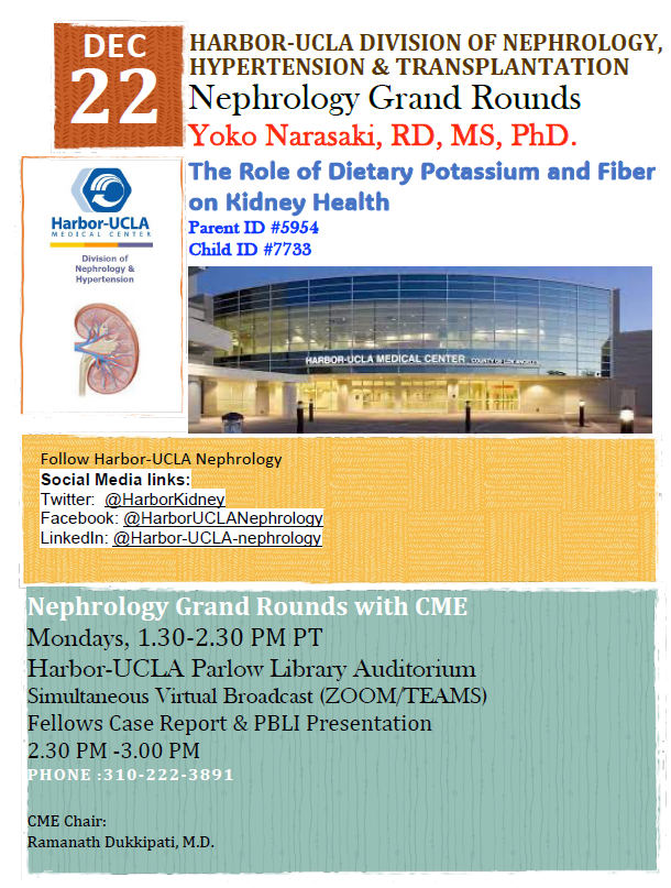 Harbor-UCLA Nephrology, HTN & Transplantation tweet media