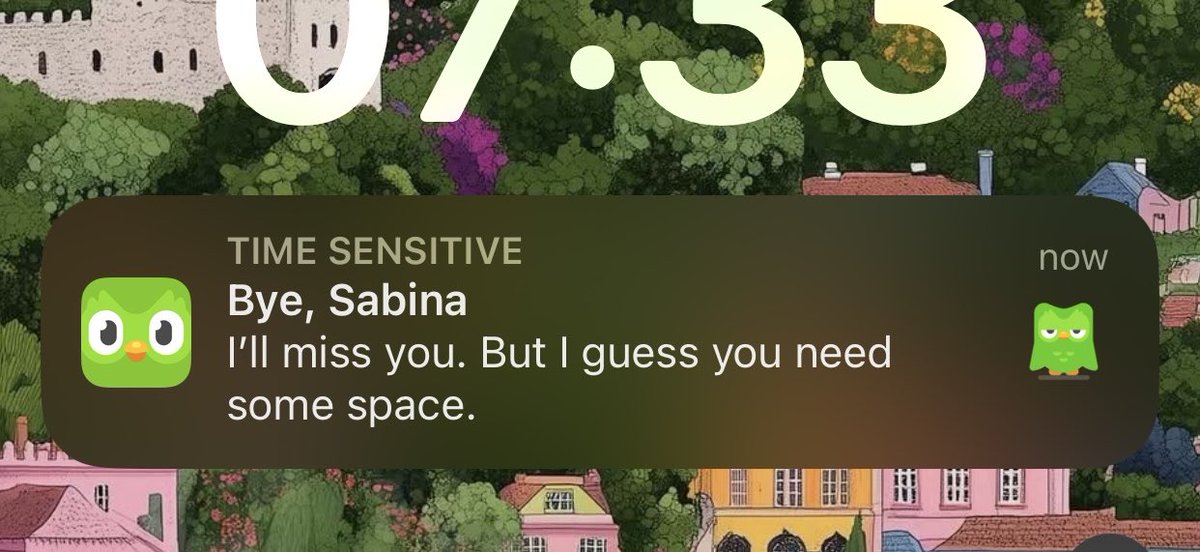 This Duolingo is acting like desperate ex