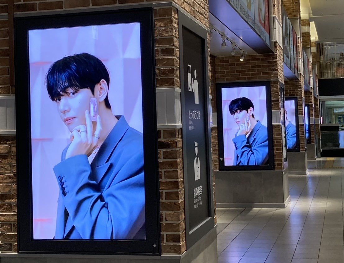 非アミの親友が送ってきてくれた💕 西鉄天神駅にテテちゃんがいっぱい