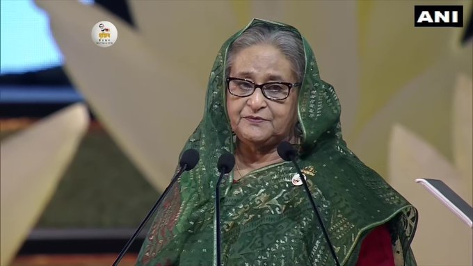 ANI's tweet photo. In an email interview with ANI, former Prime Minister of Bangladesh Sheikh Hasina speaks on Pakistan–Bangladesh engagement, "Bangladesh has always believed in friendship to all, malice toward none. Of course it makes sense for our country to have a stable relationship with Pakistan, but Yunus’ headlong embrace is inappropriate. Having needlessly alienated many of our longstanding allies, he now seems desperate to find a friend on the world stage."

She further says, "The crucial point is this: Yunus has no mandate to realign Bangladesh's foreign policy. He was not elected, so he has no right to make strategic decisions that could impact generations. Once Bangladeshis can vote freely again, our foreign policy will return to serving our national interests, not the ideological fantasies of extremists who have temporarily seized power. The ties between Bangladesh and India are fundamental and will endure long after this interim government is gone."

(file pic)
