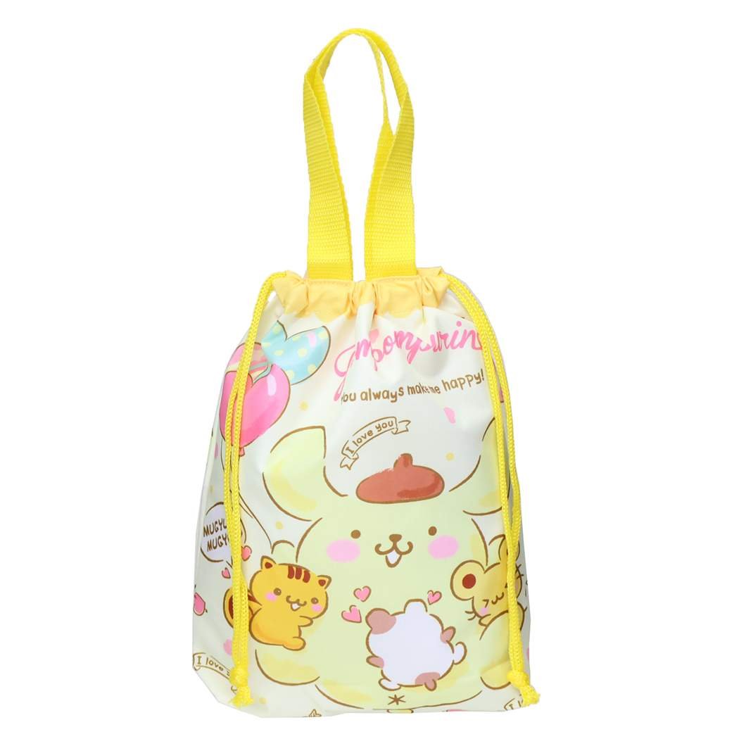 シネマコレクションで販売開始！ ポムポムプリン 運動靴かばん 巾着