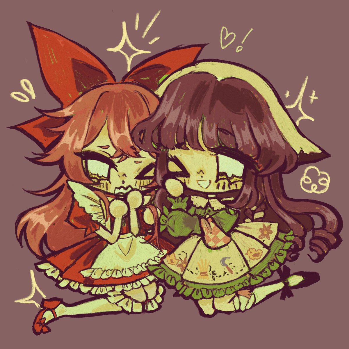 Meowbiprofen's tweet image. ❤️💚 #lgts #LittleGoodyTwoShoes